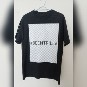 M Been Trill Black and White Tee